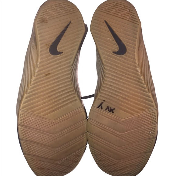 MENS NIKE METCON 6 BLACK SILVER GUM TRAINING SNEAKERS SHOES 13 - Picture 9 of 11